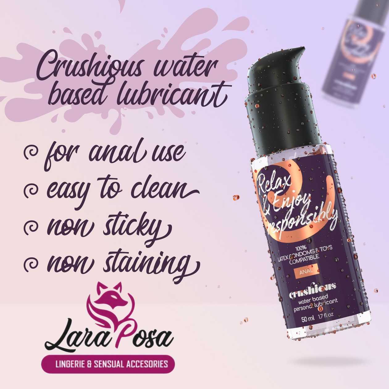Lubrificante para Uso Anal Crushious