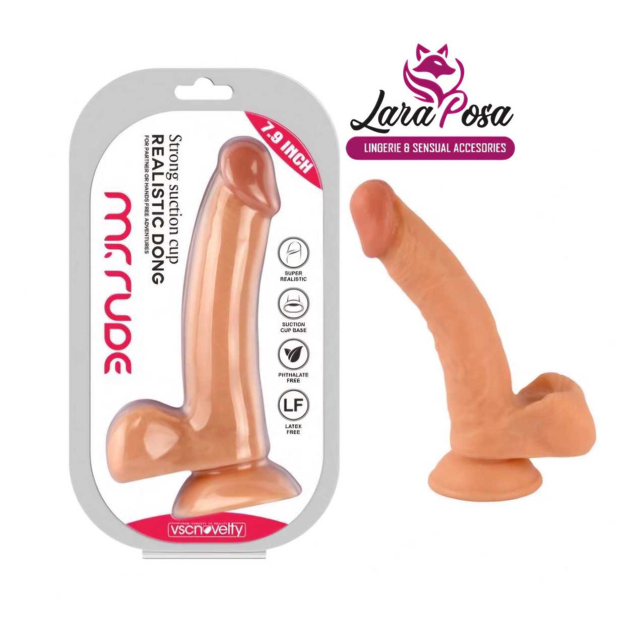 Dildo Realístico Mr Flesh (20 cm)