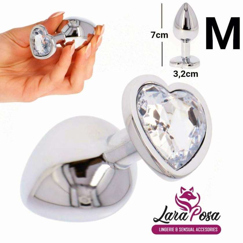 Plug Coração Claro M