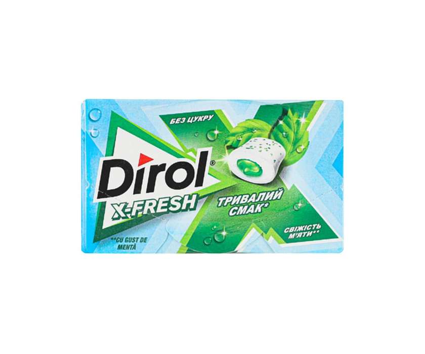 Dirol X-Fresh Chewing Gum, Mint, 19.5g