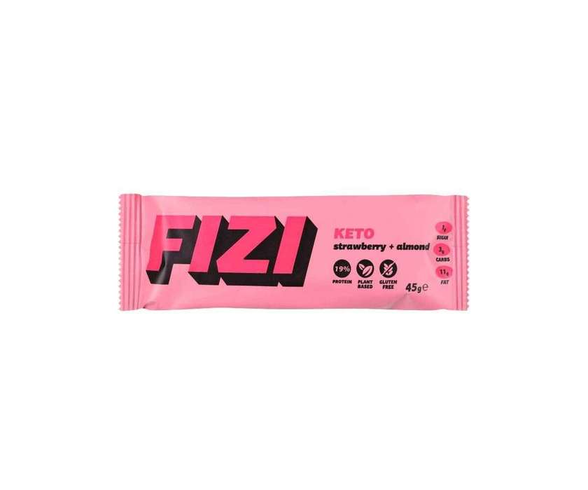 Fizi Keto Strawberry Almond Bar 45g