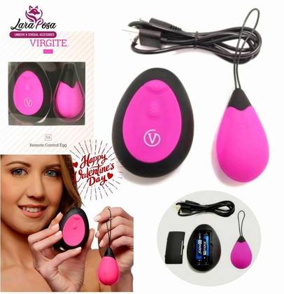 Ovo com Controle G1 Recarregável Rosa