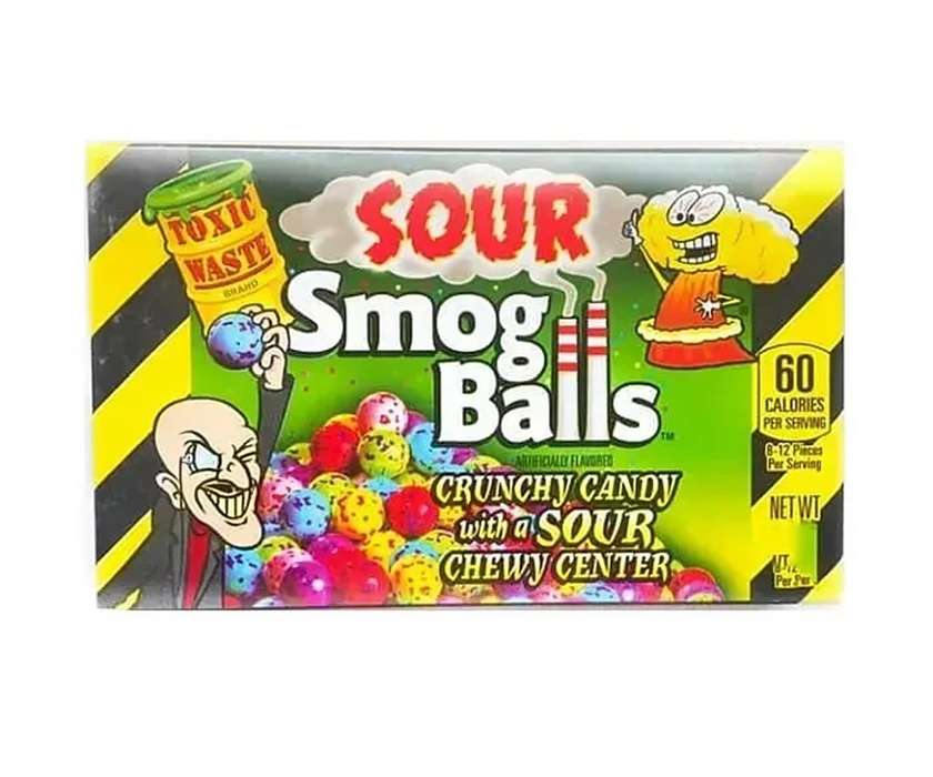 Toxic Waste Sour Candy Balls 85g