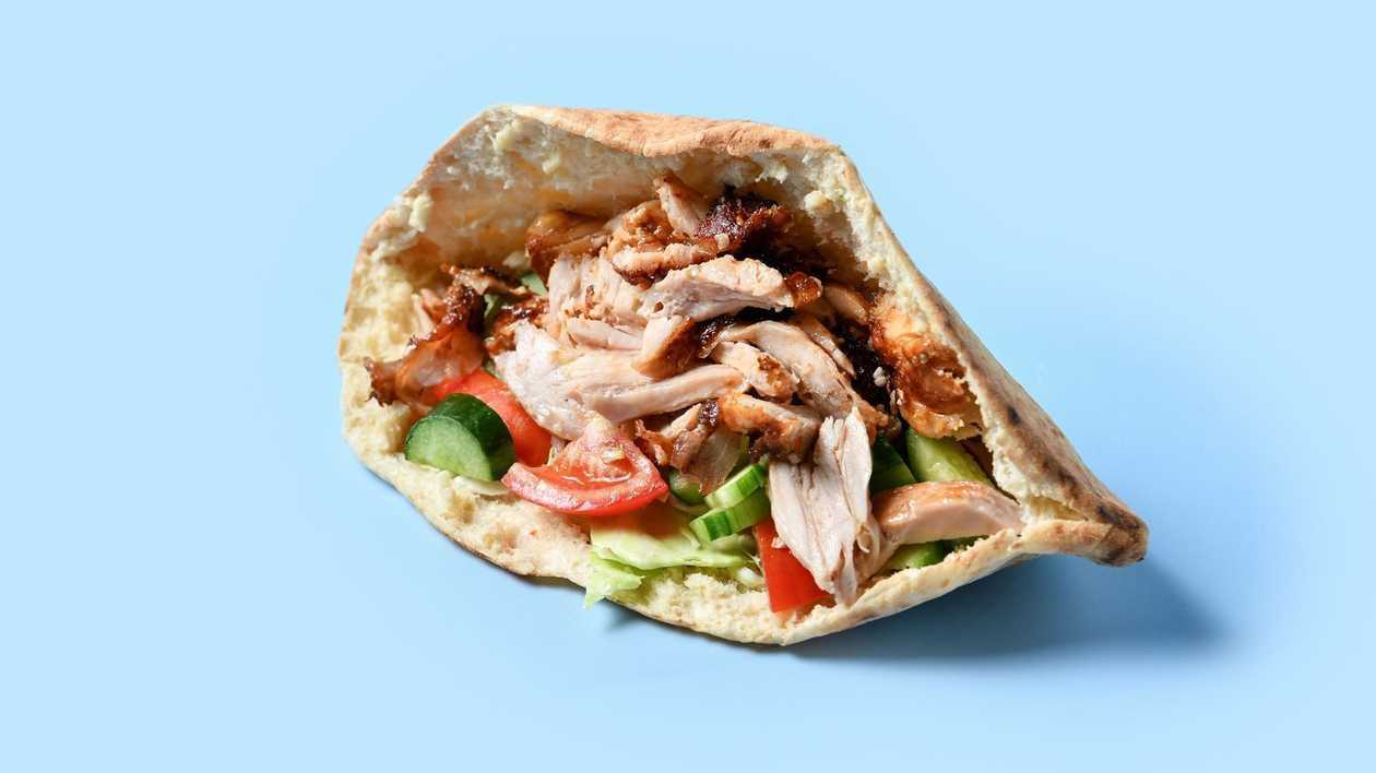 Chicken Gyros Cypriot Pita