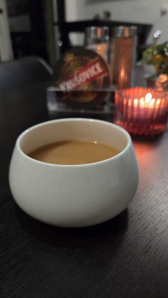 Panna cotta with salted caramel