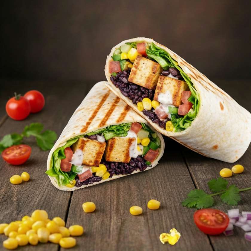 Vegan Tofu Burrito