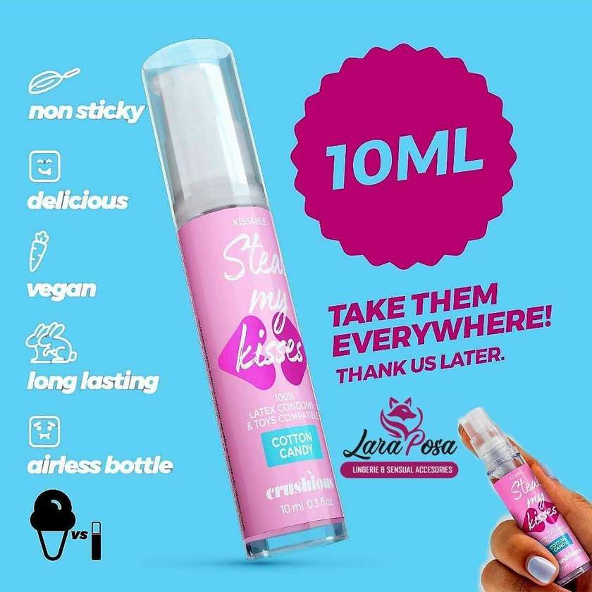 Gel Lubrificante Steal My Kisses com Sabor a Algodão Doce