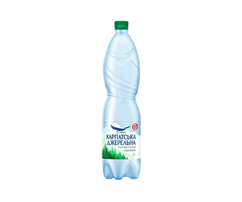 Carpathian Springs Mineral Water, lightly carbonated, 1.5L