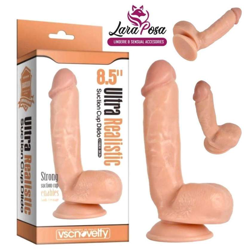 Dildo Realístico Flesh (21.6 cm)