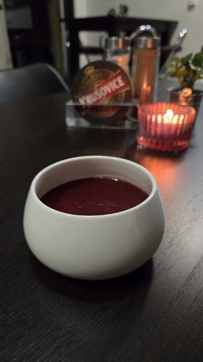 Panna Cotta with Raspberry Coulis