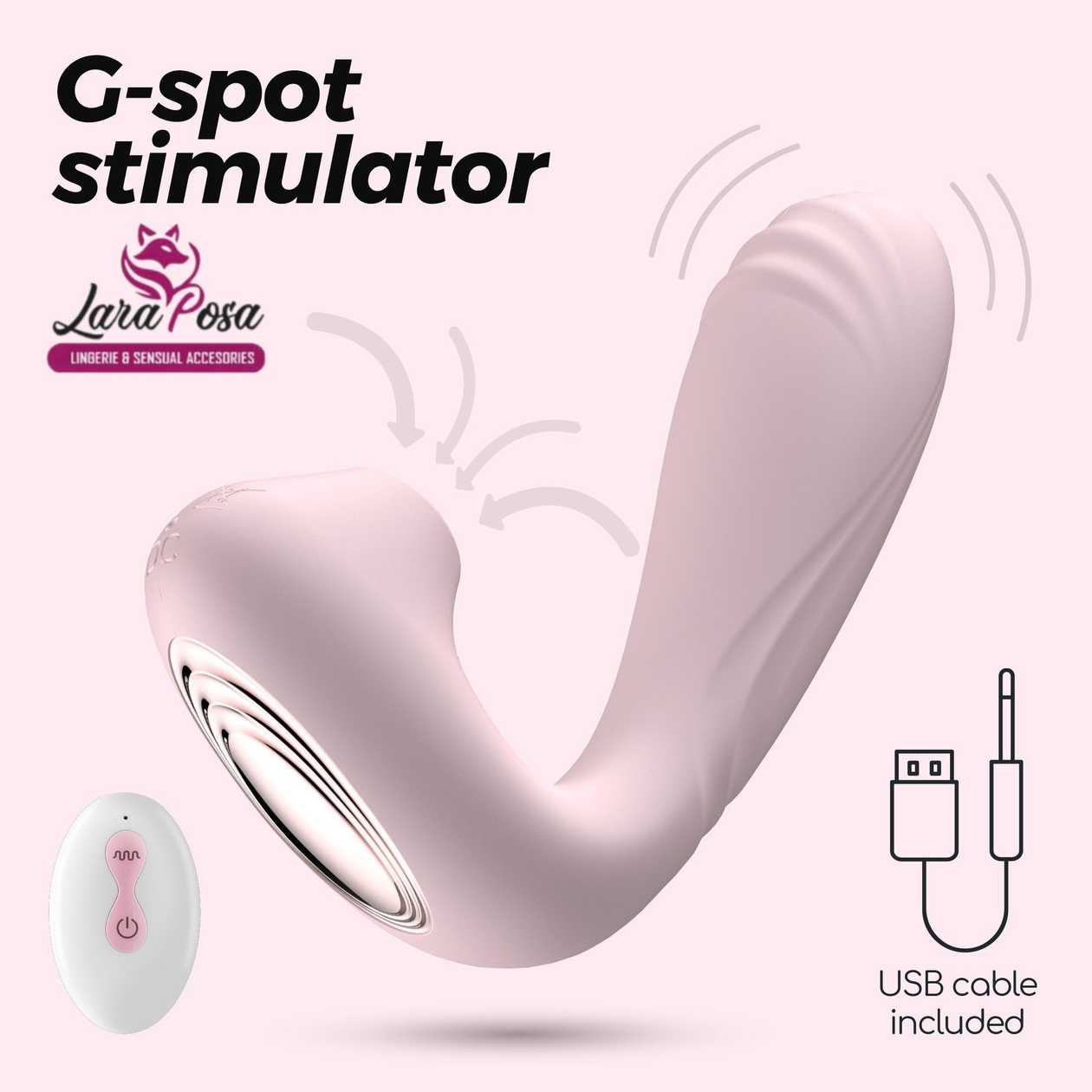 Estimulador com Controlo Remoto Pookie Rosa