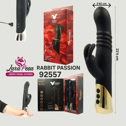 Vibrador de Coelho Rotativo e de Impulso Lionhead