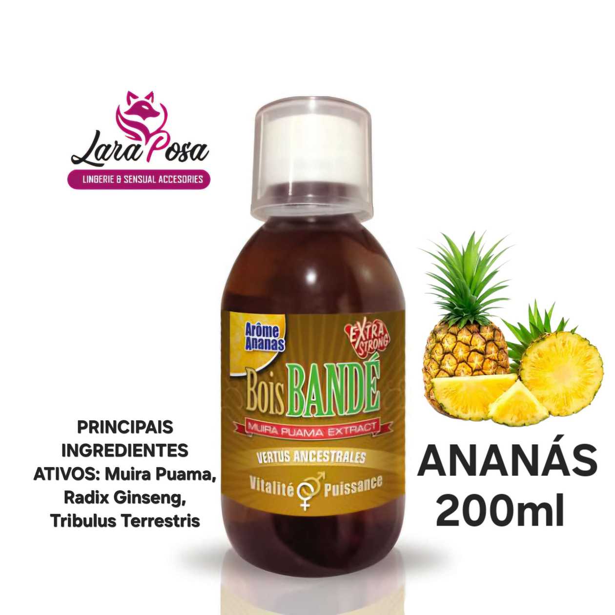Afrodisíaco Bois Bandé Sabor Ananás