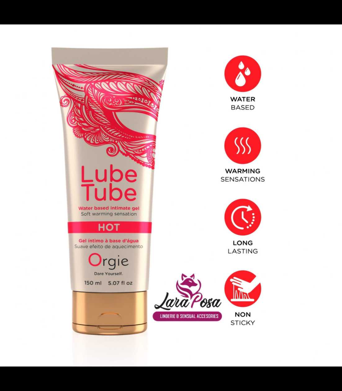 Lubrificante à Base de Água com Efeito Calor