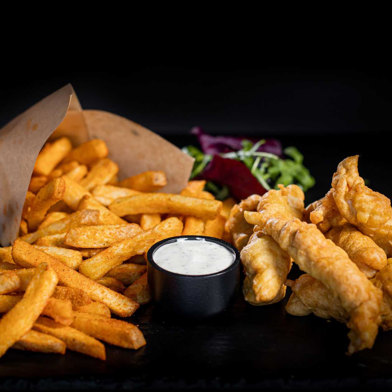 Pui Bhaji cu cartofi prajiti salata coleslaw - D