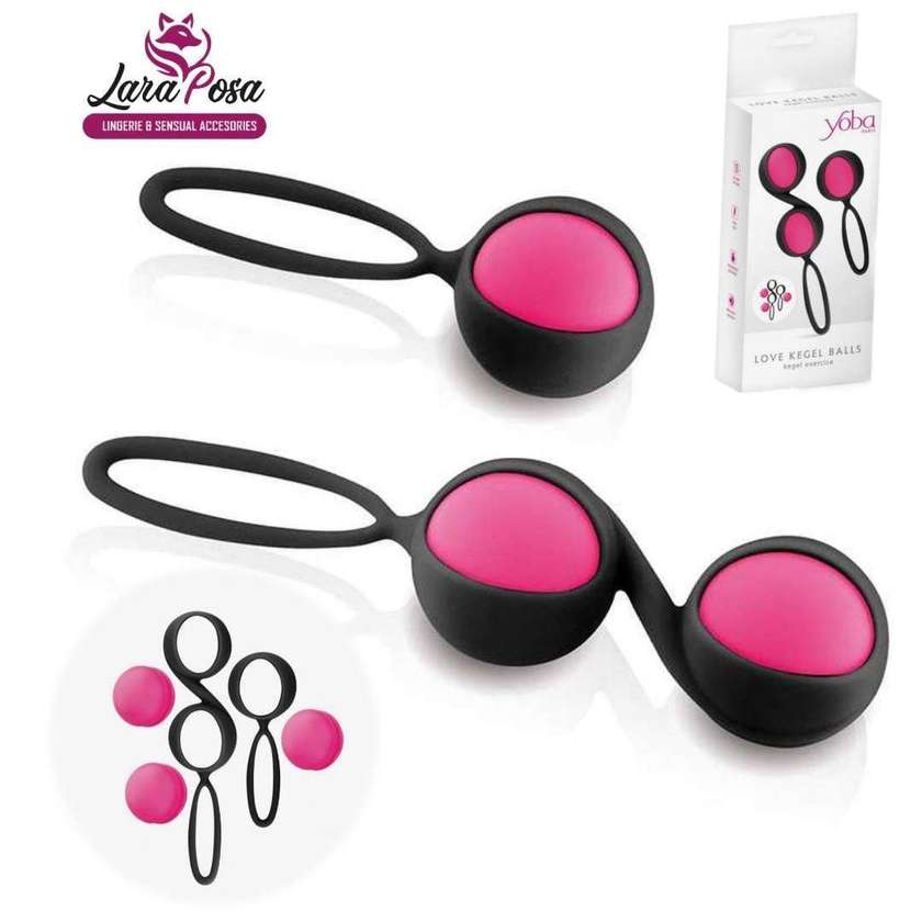 Kit 2 Bolas de Gueixa Rosa-preto