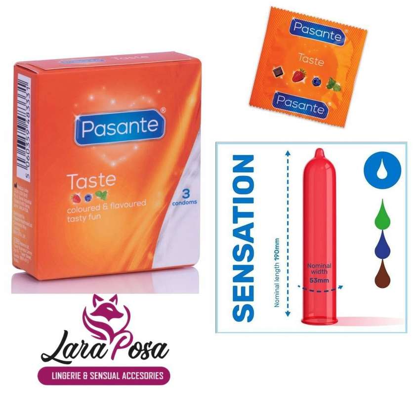 Pasante Preservativo Taste Sabores