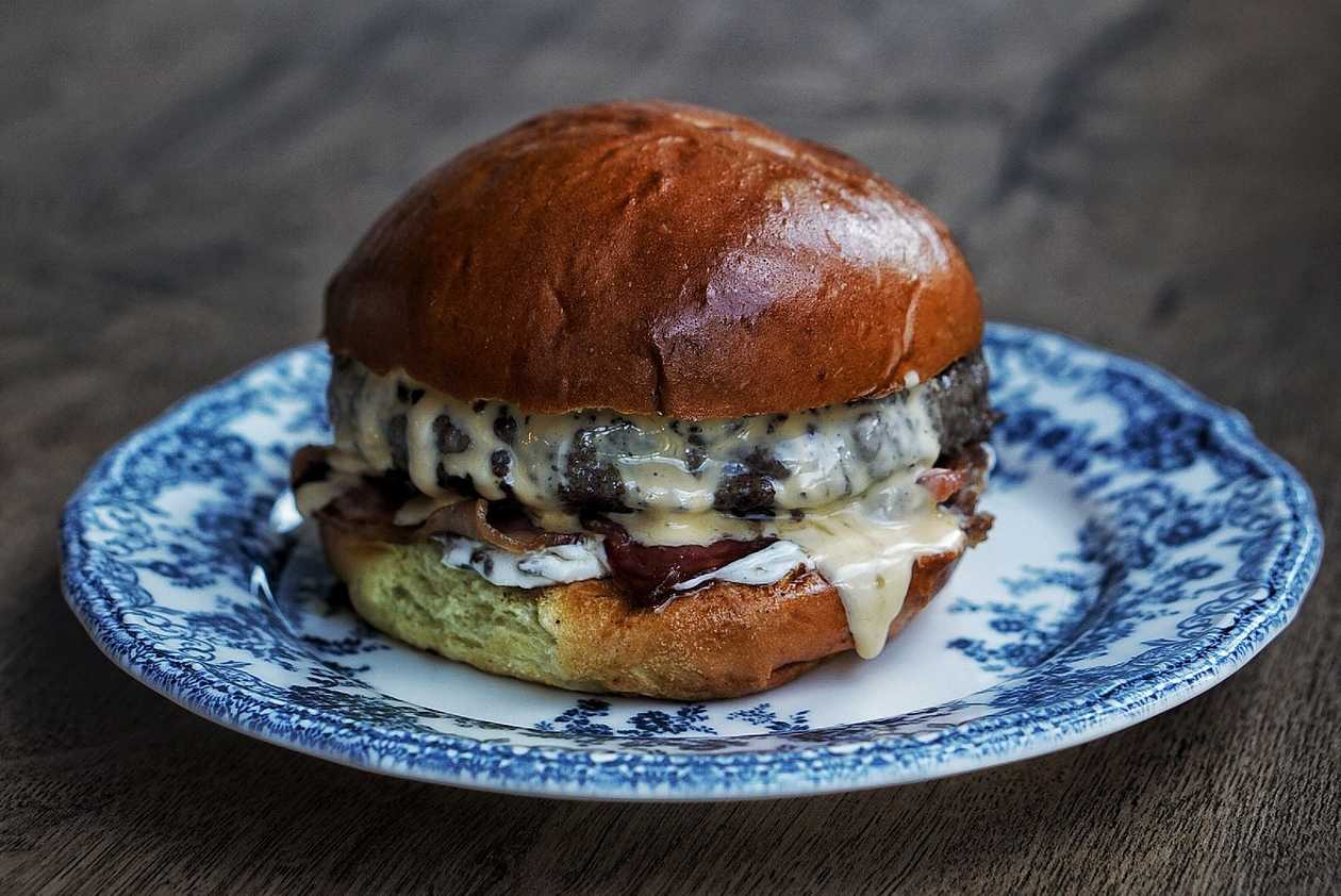Cheesy Truffle Burger