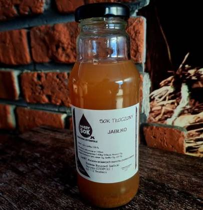 100% Pressed Apple Juice in Glass Bottle 300ml