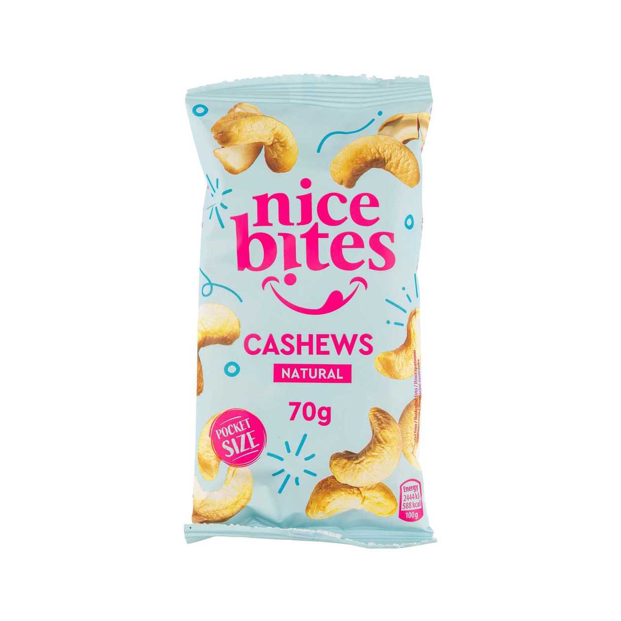 NICE BITES ToGo Cashew and Nut Kernels 70g