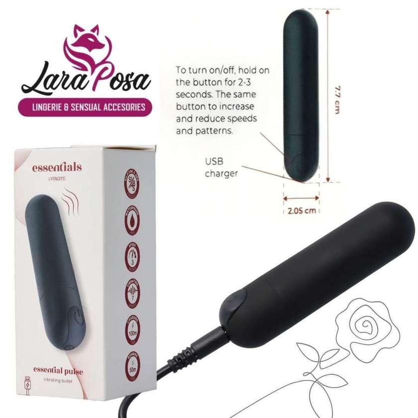 Bala Vibratória Pulse Recarregável