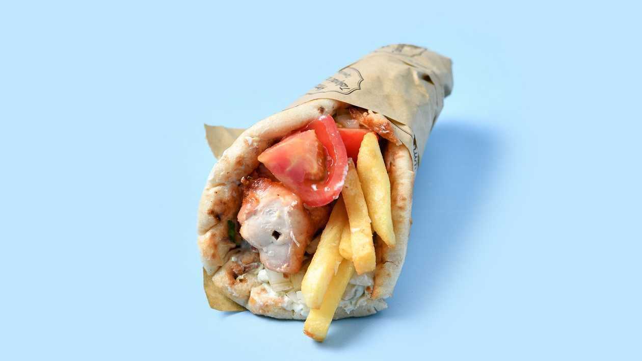 Chicken Souvlaki Greek Pita