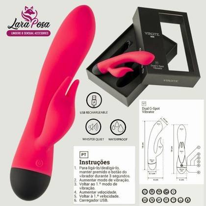 Vibrador Recarregável V7 Rosa