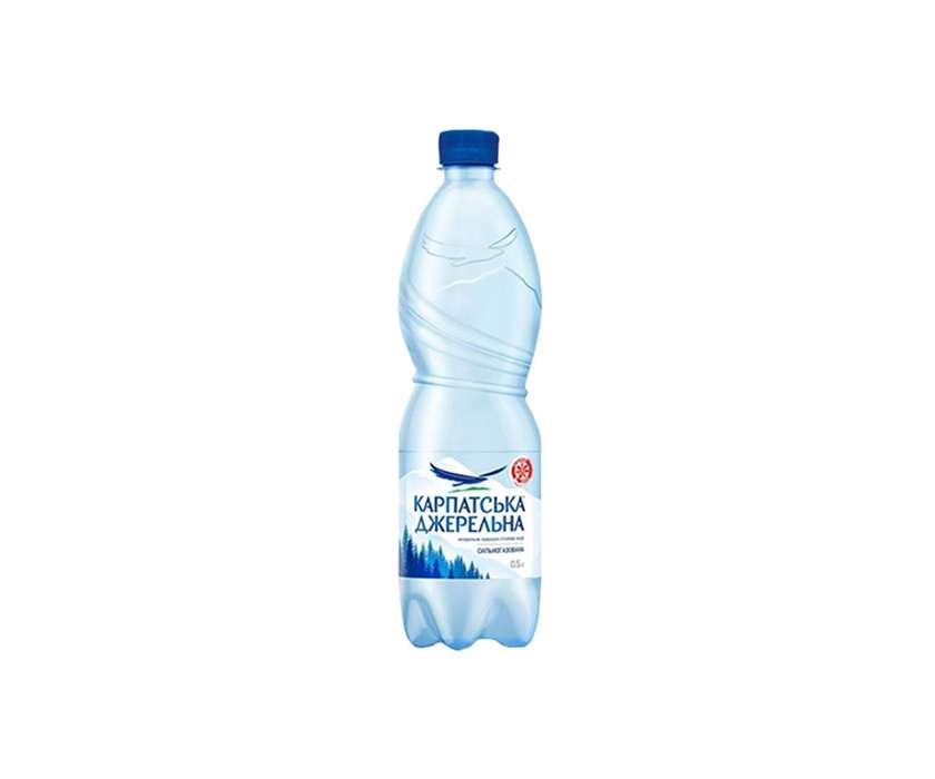 Mineral Water Carpathian Dzherelna Still 0.5L