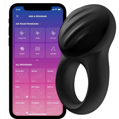 Anel Satisfyer Signet Ring Cockring com App