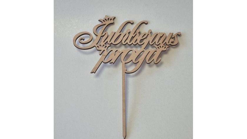 Flower or Cake Topper for Anniversary