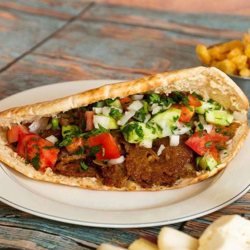 Vegan Gyros In Pita