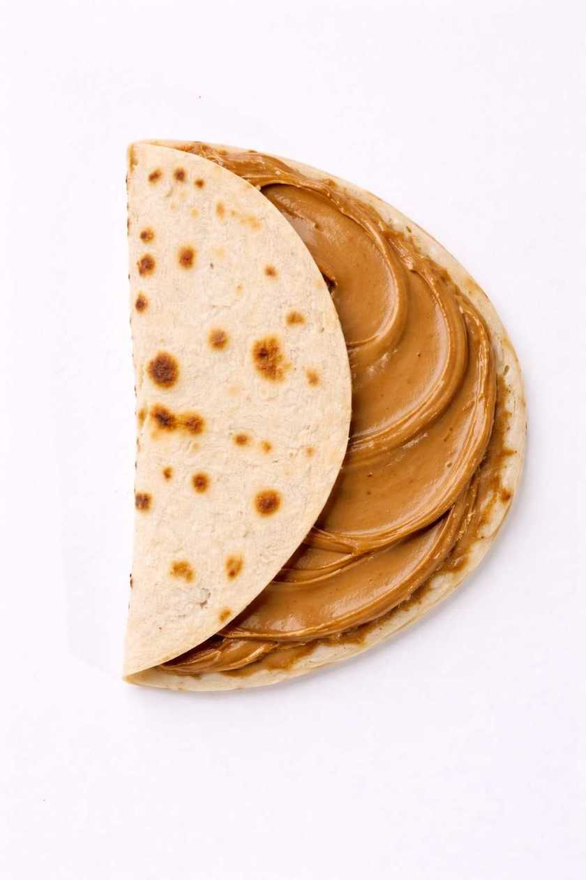 Piadina Biscoff - Metade