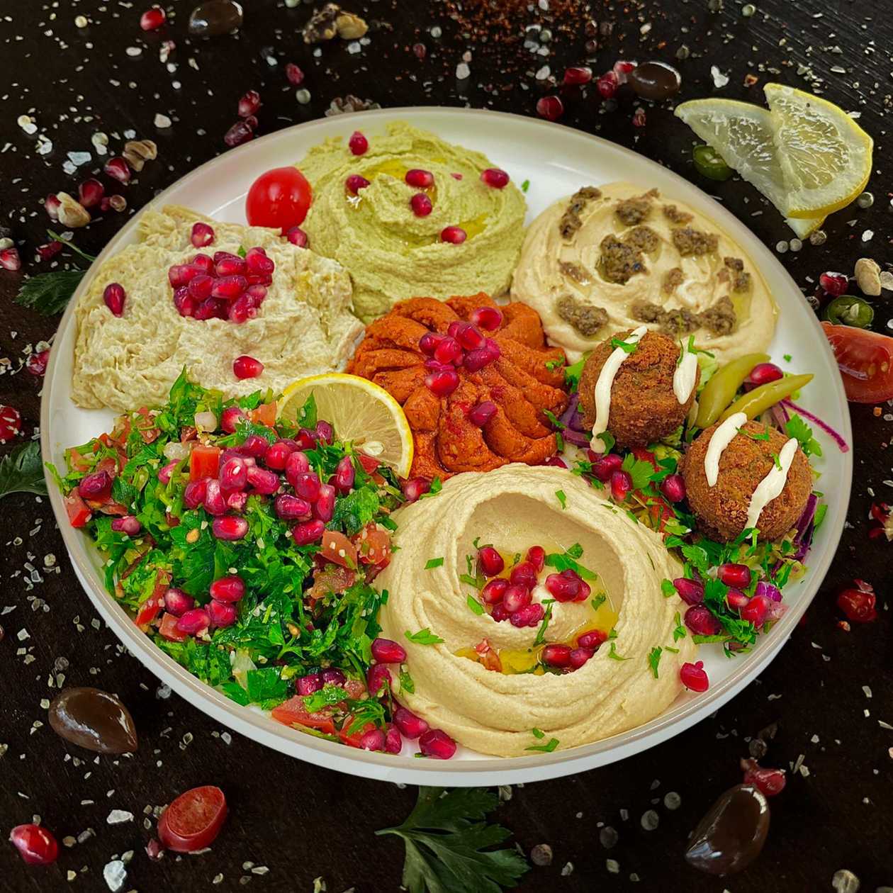 Mezze platter mix & match