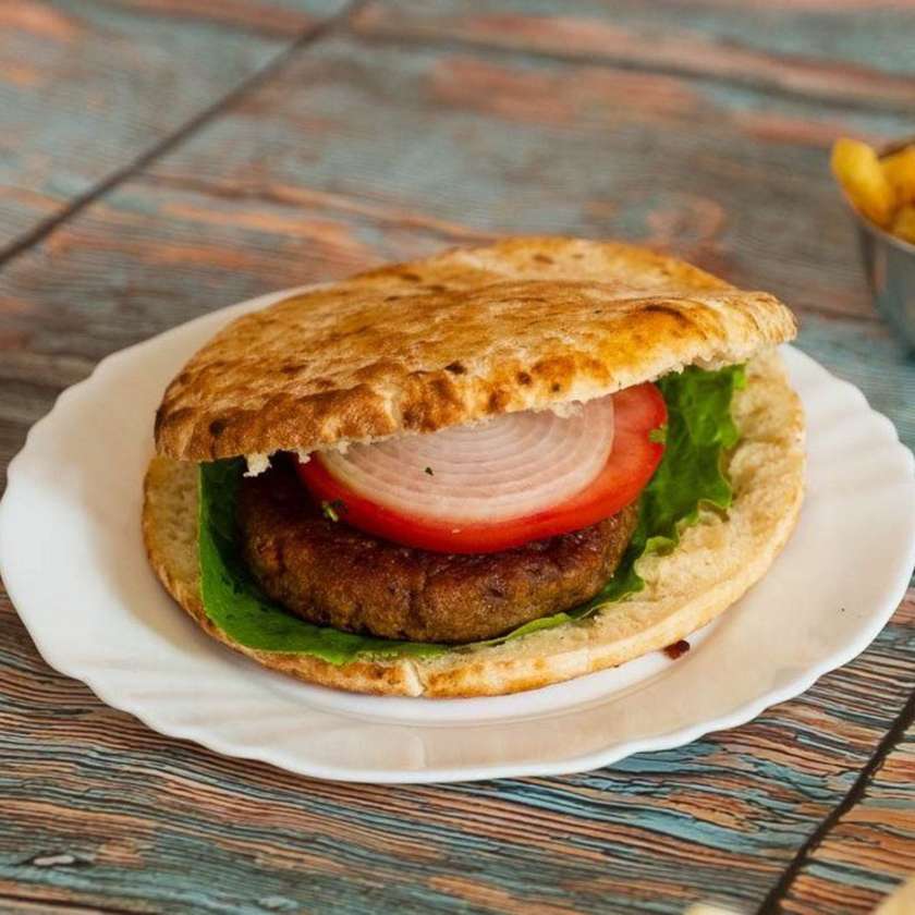 Vegan Burger Portion