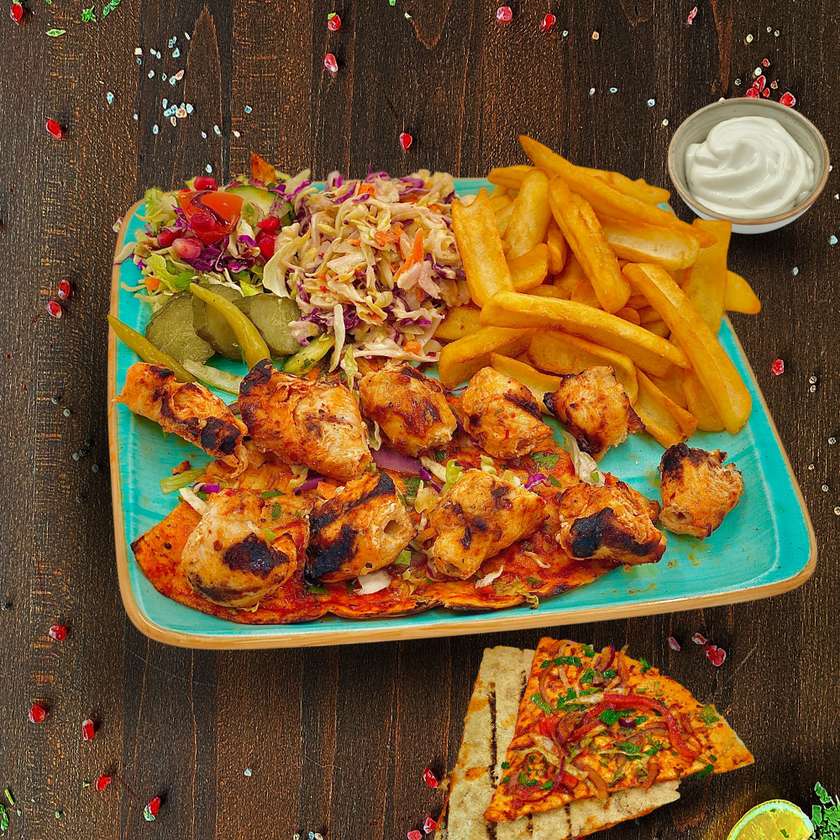 Marinated chicken taouk