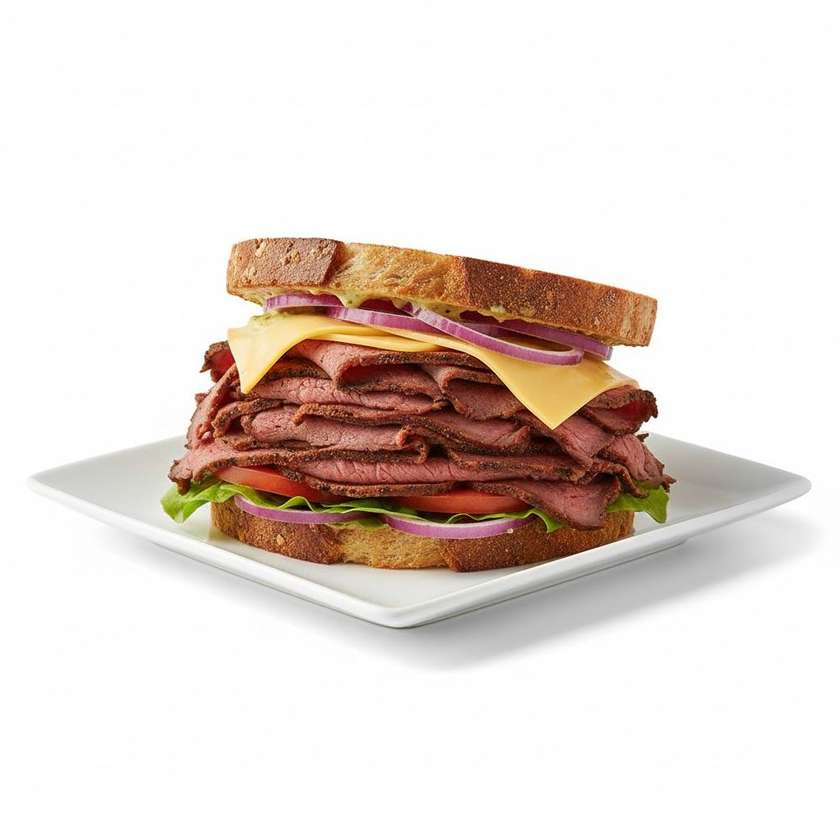 Roast Beef & Cheddar Sandwich