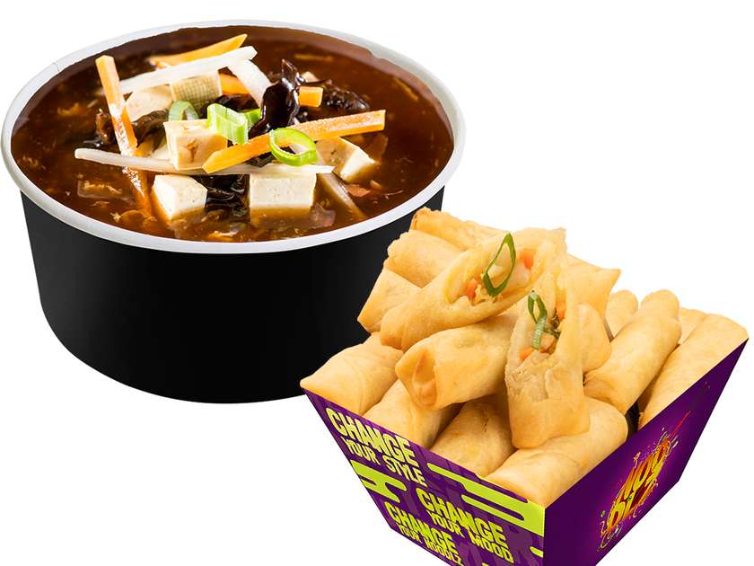 Meniu supa iute acrisoara + pachetele de primavara