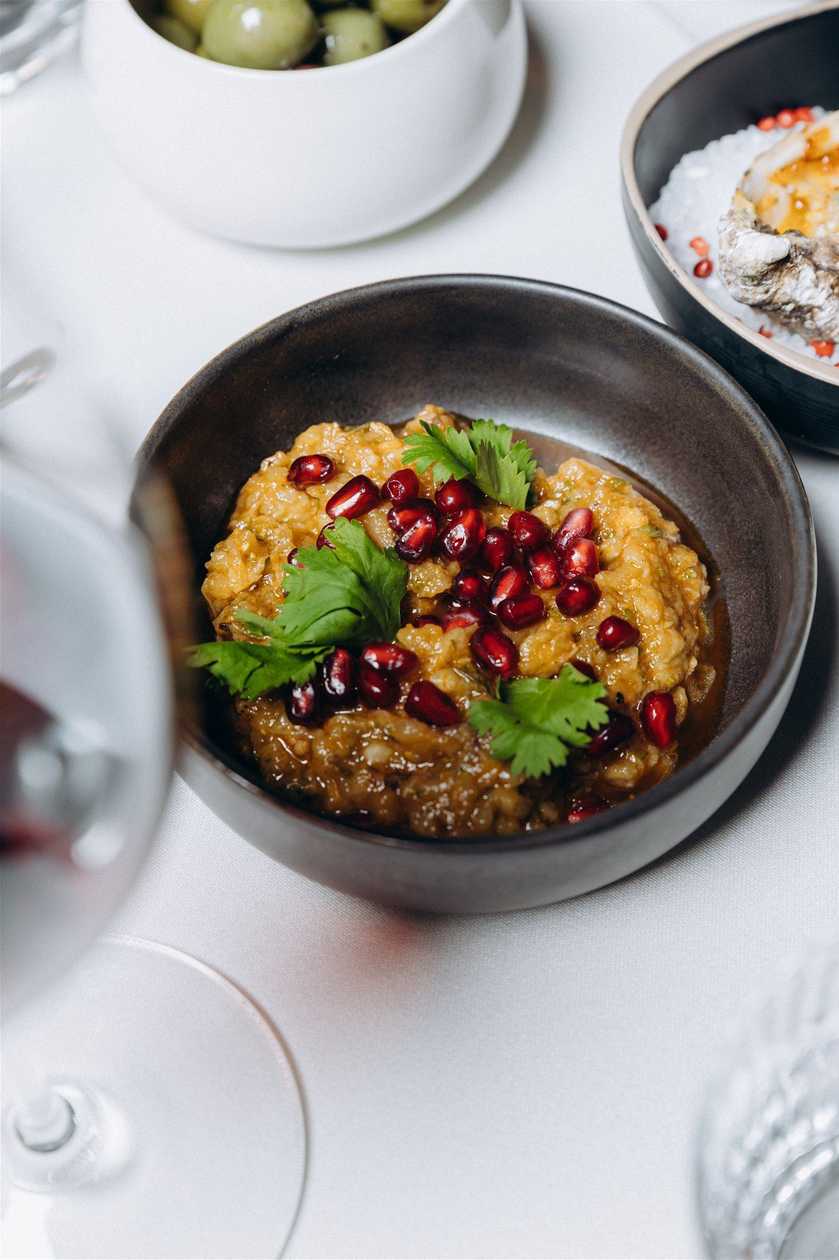 Eggplant baba ghanoush