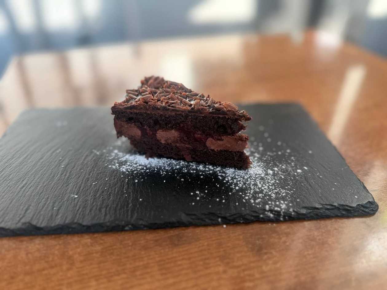 Chocolate Cake with Cherries