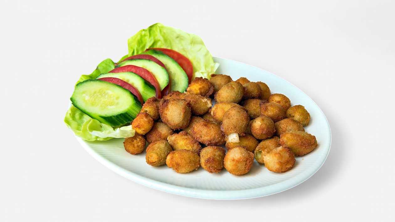 Fried olives