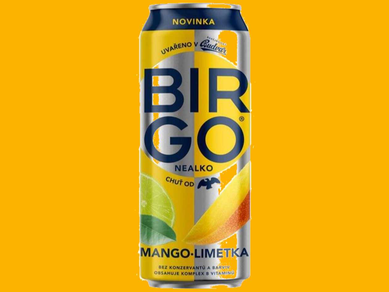 Birgo nealko mango-limetka 0,5 l