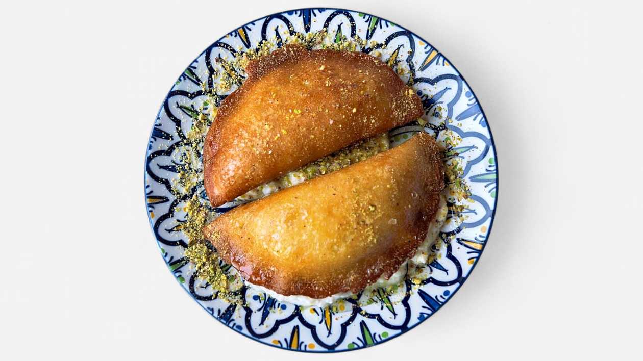 Cataif with wallnuts