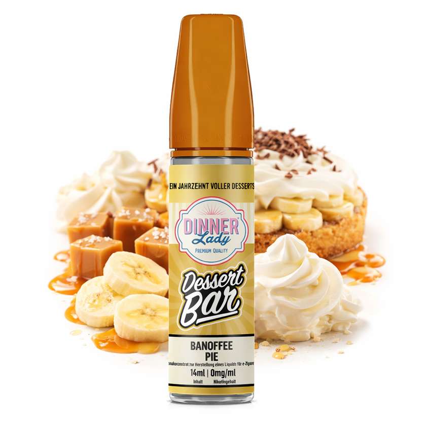 Dinner Lady Dessert Bar- Banoffee Pie 60ml Longfill