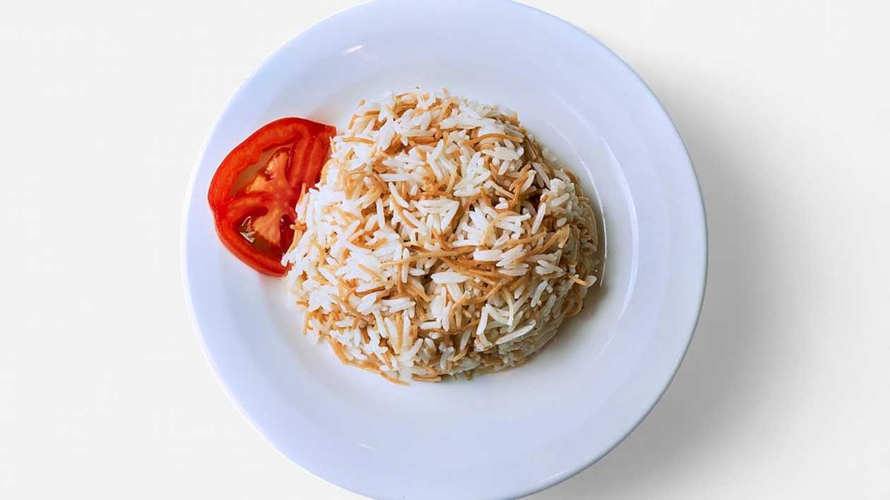 Rice with noodles