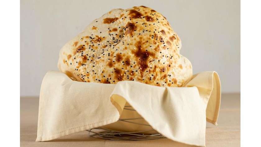 Sesame flat bread