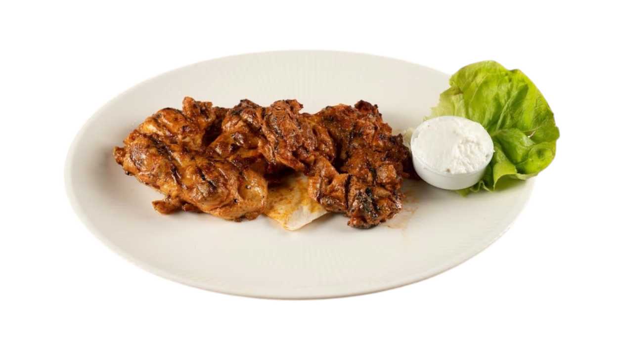 Grilled boneless chicken legs