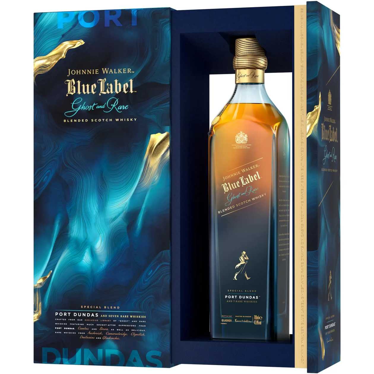 Johnnie Walker Blue Label Ghost & Rare Port Dundas (Limited Edition) Blended Scotch Whiskey 0.7L