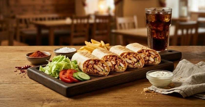 Shaorma tortilla la farfurie