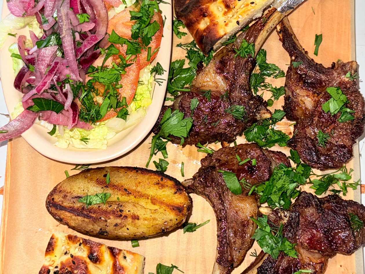 Rack of lamb