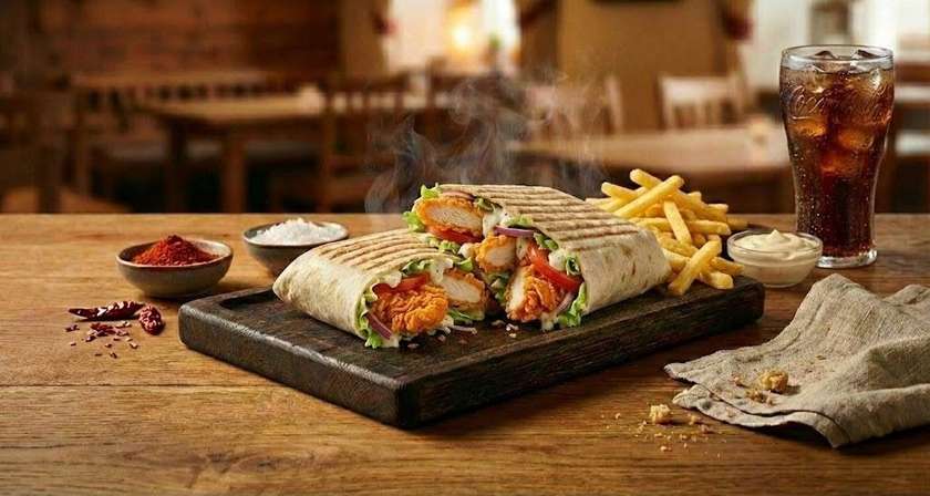 Meniu Broaster Chicken wrap